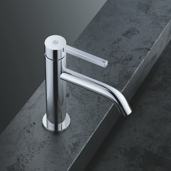 Смеситель для раковины Kludi Nova Fonte Pura керамический картридж, хром (200280515)