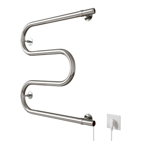 Полотенцесушитель MIXLINE SIMPLE M 50x50 (кнопочный выкл, 153 Вт) - ML-556799 