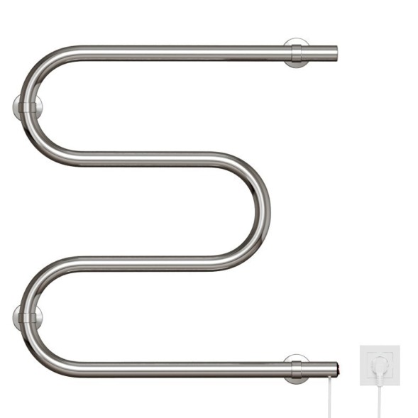 Полотенцесушитель MIXLINE SIMPLE M 50x50 (кнопочный выкл, 153 Вт) - ML-556799 