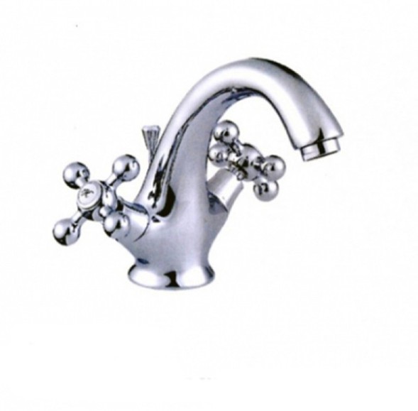 Смеситель для раковины 1/2 кер L1019 Ledeme КРЕСТ, латунь - L1019 