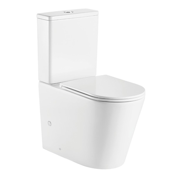 Унитаз-компакт Azario Vetro 380х605х825 напольный, безободковый, слив &amp;quot;ТОРНАДО&amp;quot;, в комплекте с бачком и быстросъемным сиденьем микролифт (AZ-2149- UQ)