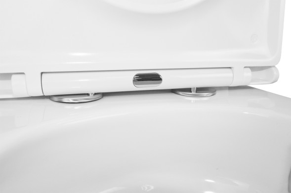 Унитаз-компакт Azario Vetro 380х605х825 напольный, безободковый, слив &amp;quot;ТОРНАДО&amp;quot;, в комплекте с бачком и быстросъемным сиденьем микролифт (AZ-2149- UQ)