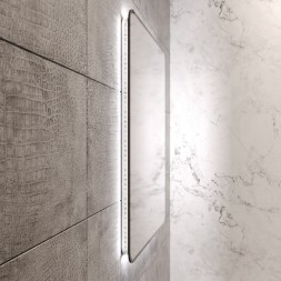 Зеркало MIXLINE &amp;quot;Инканто&amp;quot; 600*700 (ШВ) бесконтактный сенсор, светодиодная подсветка,черная окантовка - LED-00002844 