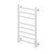 Полотенцесушитель MIXLINE FORTUNE  80х50 (таймер, 425 Вт, 8 перекладин) электрический БЕЛЫЙ - ML-556379 
