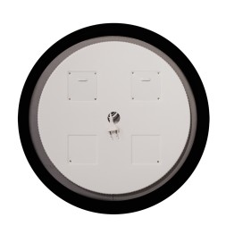 Зеркало MIXLINE &amp;quot;Монако&amp;quot; D600 бесконтактный сенсор, светодиодная подсветка, черная окантовка - LED-00002841 