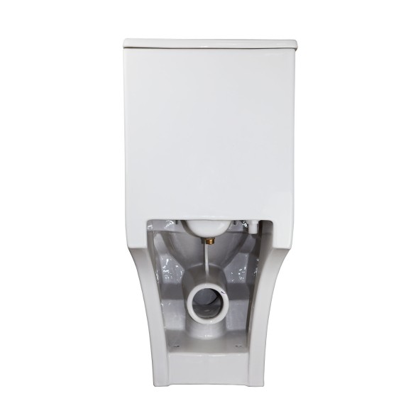 Унитаз моноблок с функцией биде Azario Lodi 350х665х750 напольный, безободковый, горизонтальный слив, сиденье дюропласт микролифт (AZ-8617B)