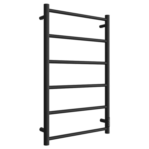 Полотенцесушитель электрический ДВИН J neo 80/50 1&amp;quot;-1/2&amp;quot; К диммер Чёрный матовый (4657763750640)