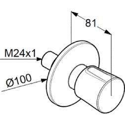 Комплект для душа KLUDI BOZZ 10 в 1 верхний душ 250 мм, хром (386340576)