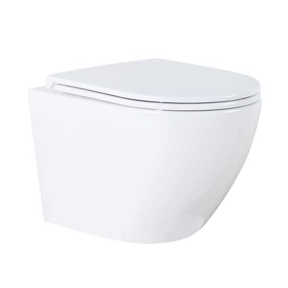 Сет AZARIO инсталляция с панелью смыва + унитаз Grado N с сидением микролифт+ клавиша 0011, хром глянцевый (AZ-8010-1000+AZ-8200-0011+AZ-0046N)