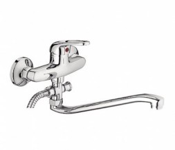 Смеситель для ванны и раковины 35к L2139-B Ledeme с отв S-нос, силумин - L2139-B