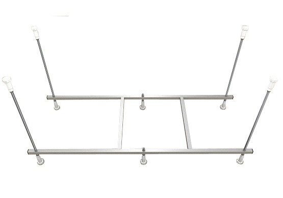 Сборный каркас к ванне AZARIO BELLA 170/175х70 см шпильки (AV.0020170K)