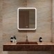 Зеркало MIXLINE &amp;quot;Стив-2&amp;quot; 600*700 (ШВ) сенсорный выключатель, светодиодная подсветка + подогрев - LED-00002842 