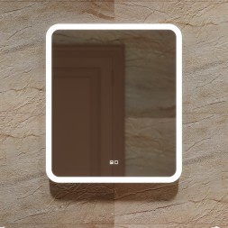 Зеркало MIXLINE "Стив-2" 600*700 (ШВ) сенсорный выключатель, светодиодная подсветка + подогрев - LED-00002842