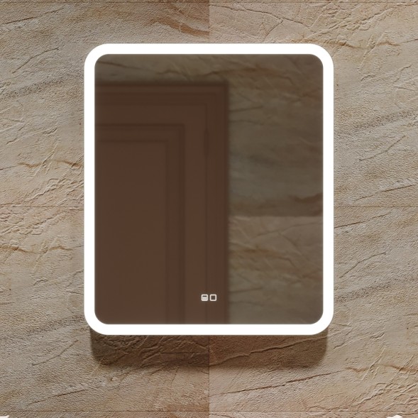Зеркало MIXLINE &amp;quot;Стив-2&amp;quot; 600*700 (ШВ) сенсорный выключатель, светодиодная подсветка + подогрев - LED-00002842 