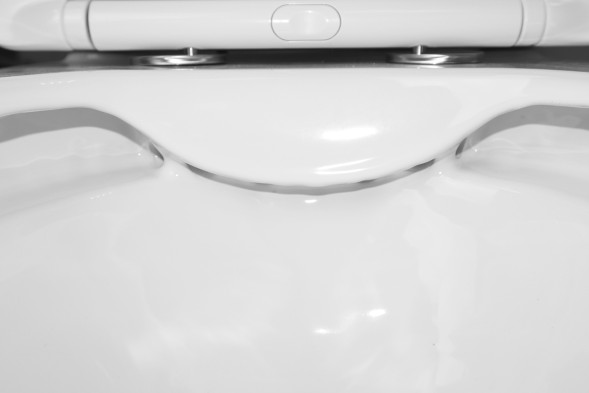 Унитаз-компакт Azario ANTEO ROUND 385х630х820 напольный, безободковый, быстросъемное сиденье микролифт (AZ-1219A)