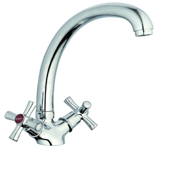 Смеситель для кухни 1/2 кер Glauf QMT4-B722 п\шпильку - QMT4-B722 