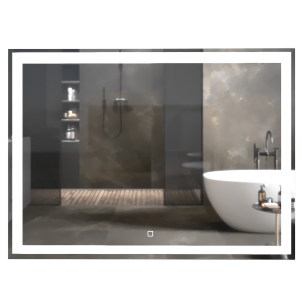 Зеркало MIXLINE &amp;quot;Ливия&amp;quot; 800*600 (ШВ) сенсорный выключатель, светодиодная подсветка - ФР-00000942 