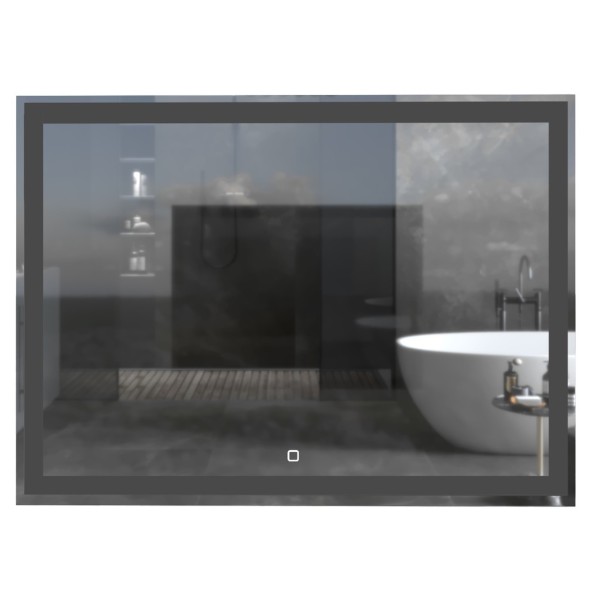 Зеркало MIXLINE &amp;quot;Ливия&amp;quot; 800*600 (ШВ) сенсорный выключатель, светодиодная подсветка - ФР-00000942 
