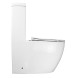 Унитаз-моноблок AZARIO MORANO 680x370х830 напольный, безободковый, в комплекте с сиденьем дюропласт микролифт, белый (AZ-1001)