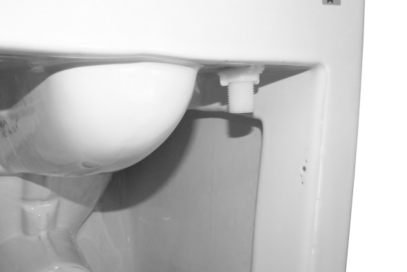 Унитаз-моноблок AZARIO MORANO 680x370х830 напольный, безободковый, в комплекте с сиденьем дюропласт микролифт, белый (AZ-1001)