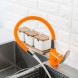 Смеситель для кухни 35к F4453-02 FRAP (гибкий излив, п/гайку, ОРАНЖЕВЫЙ, латунь) - F4453-02 