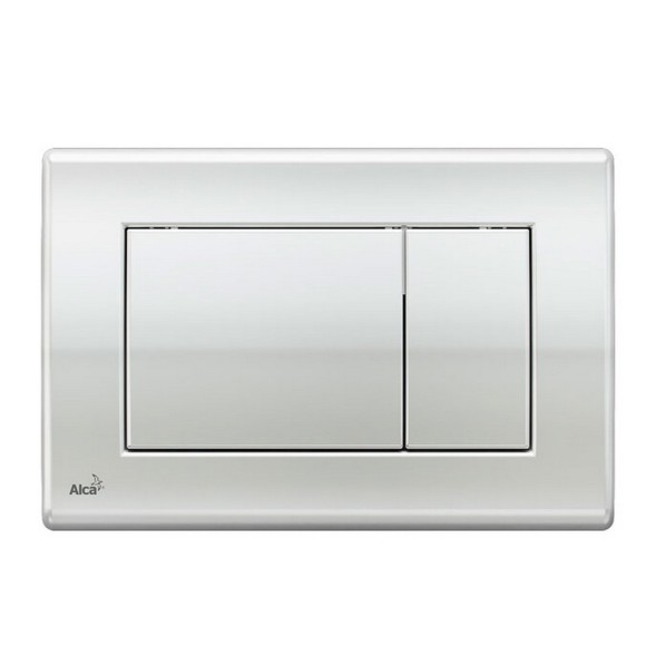 Кнопка для инсталляции ALCAPLAST/Alcadrain М272 квадрат, хром-мат - M272 