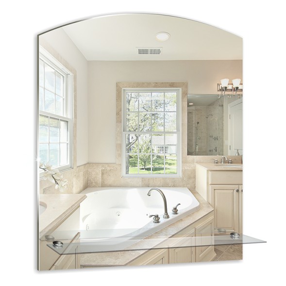 Зеркало MIXLINE &amp;quot;Шанс&amp;quot; 500*580 (ШВ) с полкой - 00000072 