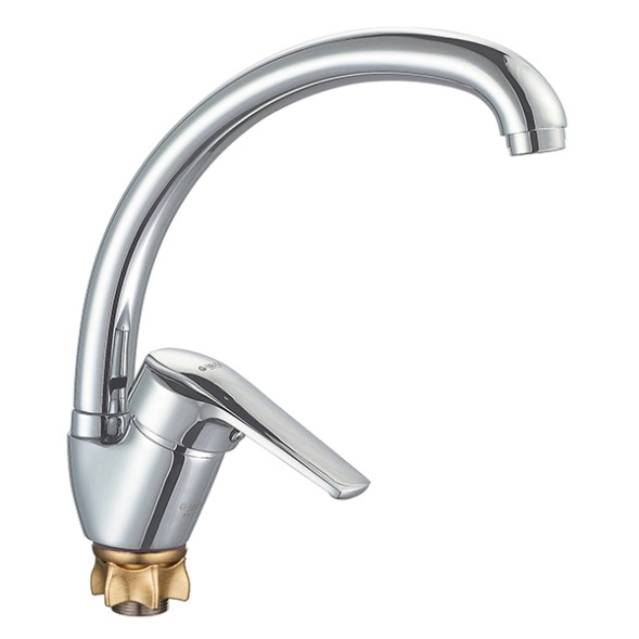 Смеситель для кухни 40к Glauf 8G4-A182 бок.ручка, п/гайку - 8G4-A182 