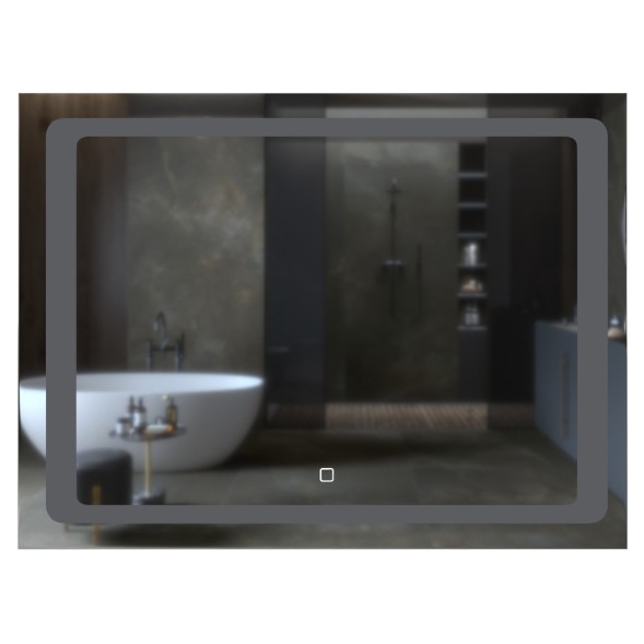 Зеркало MIXLINE &amp;quot;Фортуна&amp;quot; 800*600 (ШВ) сенсорный выключатель, светодиодная подсветка - ФР-00000947 