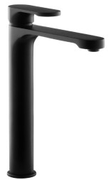 Смеситель для раковины AZARIO VIANO высокий, черный матовый (AZ-158345524)