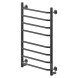 Полотенцесушитель MIXLINE MIRA  80х50 (таймер, 335 Вт, 8 перекладин) электрический ЧЕРНЫЙ - ML-556418 