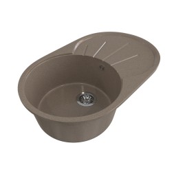 Мойка ML-GMS05 СТАНДАРТ овальная с крылом, терракот (307), 740*455*190мм - 00-00002453