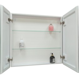 Зеркальный шкаф MIXLINE &amp;quot;Сканди&amp;quot; 800*800 (ШВ) 2 створки, универ. датчик движения,свет. подсветка - МВК235 