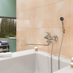 Смеситель для ванны и раковины 40k MIXLINE ML05-02 - ML05-02 