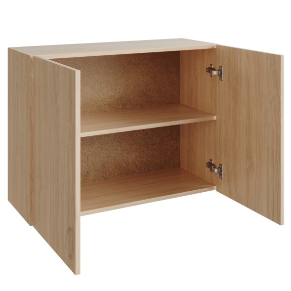 шкаф навесной кухонный 80 венге светлое (дуб млечный) - 530414 