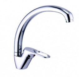 Смеситель для кухни 35к L4137-В Ledeme с отв боковая, силумин - L4137-B