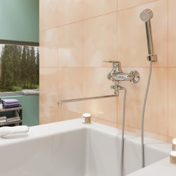 Смеситель для ванны и раковины 40k MIXLINE ML06-02 - ML06-02 