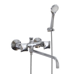 Смеситель для ванны и раковины 1/2 кер.MIXLINE ML11-02 - ML11-02