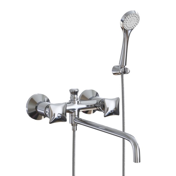 Смеситель для ванны и раковины 1/2 кер.MIXLINE ML11-02 - ML11-02 