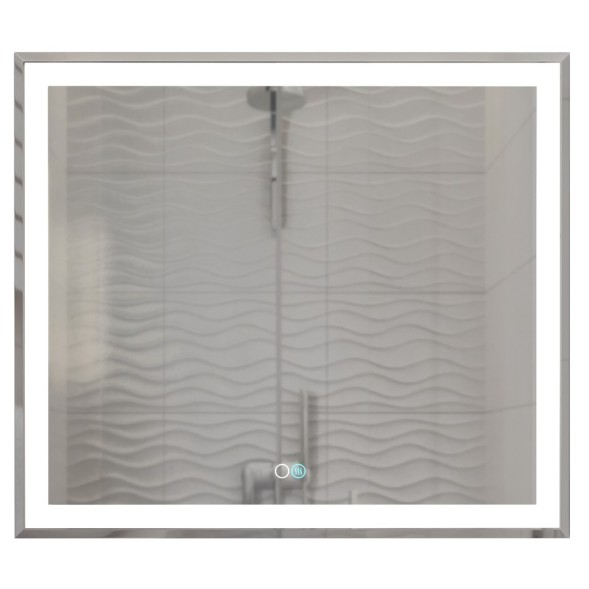 Зеркало MIXLINE &amp;quot;Минио-2&amp;quot; 800*700 (ШВ) сенсорный выключатель, светодиодная подсветка + подогрев - MLZ.Mi.8-7.1.2.3 