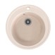 Мойкa ML-GMS01 СТАНДАРТ круглая, бежевый (328), 470мм (глуб. чаши 180) - 00-00002351 