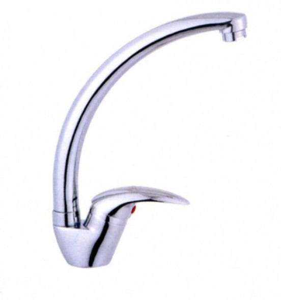 Смеситель для кухни 35к L4138-В Ledeme б/отв боковая, силумин - L4138-B 