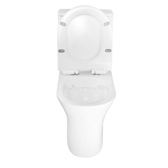 Унитаз-компакт Azario FRENTO 340x650х770 безободковый, в комплекте с бачком и сиденьем микролифт (AZ-2311)