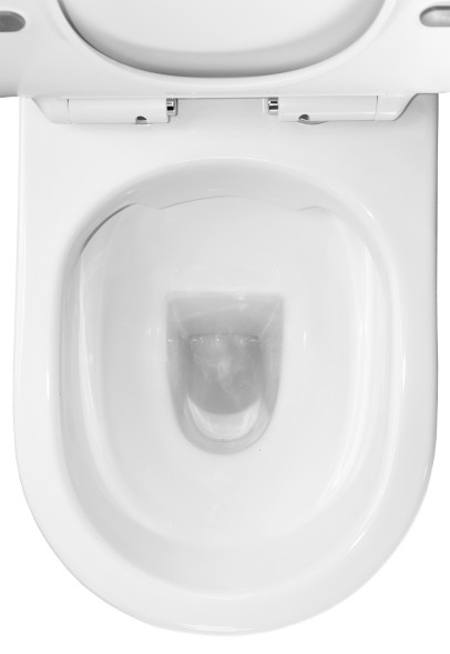 Унитаз-компакт Azario FRENTO 340x650х770 безободковый, в комплекте с бачком и сиденьем микролифт (AZ-2311)