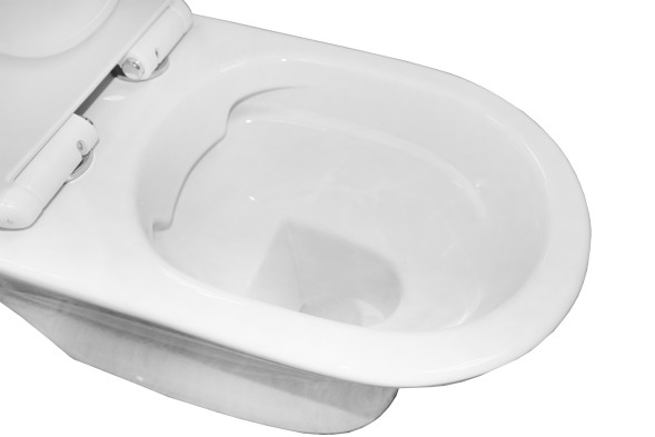 Унитаз-компакт Azario FRENTO 340x650х770 безободковый, в комплекте с бачком и сиденьем микролифт (AZ-2311)