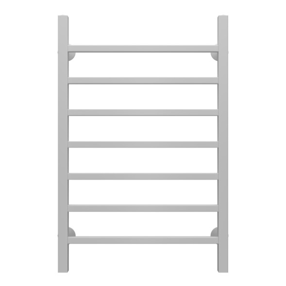 Полотенцесушитель водяной AZARIO ANCONA 500/800 квадрат, 7 секций, нижнее/диагональное подключение, 1/2&amp;quot;, белый (AZ83914W)