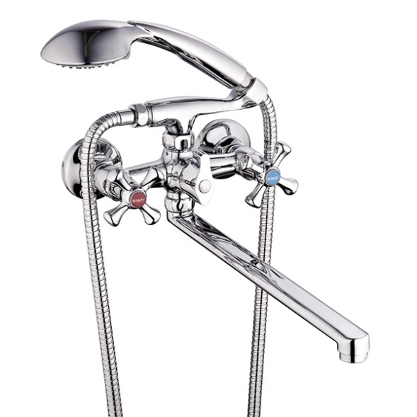 Смеситель для ванны и раковины 1/2 кер Glauf QSL7-A827 ЛАТ - QSL7-A827 