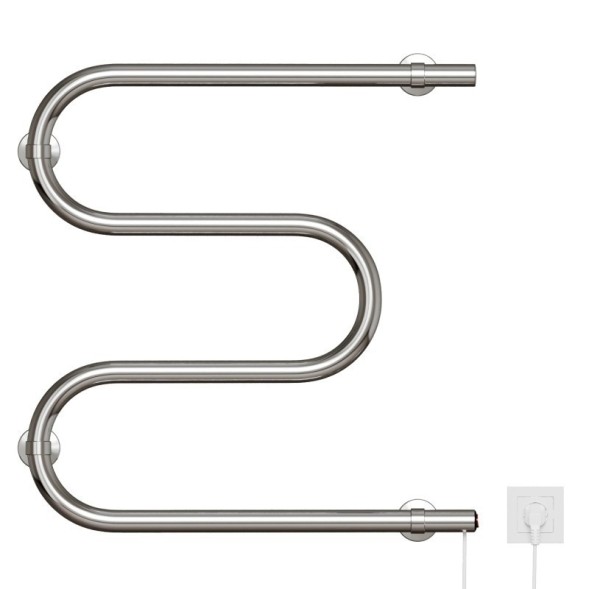 Полотенцесушитель MIXLINE SIMPLE M 50x60 (кнопочный выкл, 184 Вт) - ML-556800 