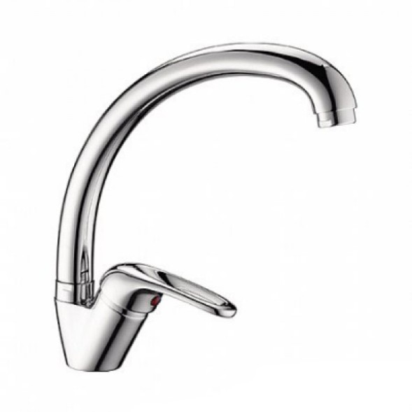 Смеситель для кухни 35к L4139-В Ledeme с/отв боковая, силумин - L4139-B 