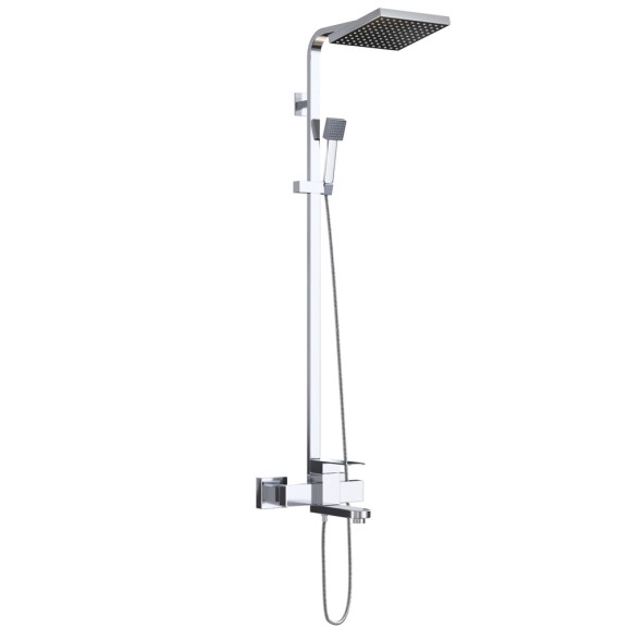 Душевая система 40к ML2433 излив лейка 1 позиция +лейка &amp;quot;Тропический душ&amp;quot; ХРОМ - ML2433 